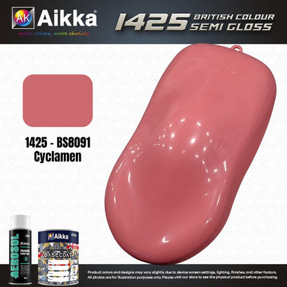 SATINE OPAQUE 2/2 - BRITISH STANDARD SEMI GLOSS COLOUR AIKKA (auto base ou auto kril) - 120 couleurs