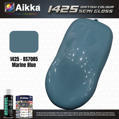 SATINE OPAQUE 2/2 - BRITISH STANDARD SEMI GLOSS COLOUR AIKKA (auto base ou auto kril) - 120 couleurs