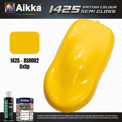SATINE OPAQUE 2/2 - BRITISH STANDARD SEMI GLOSS COLOUR AIKKA (auto base ou auto kril) - 120 couleurs