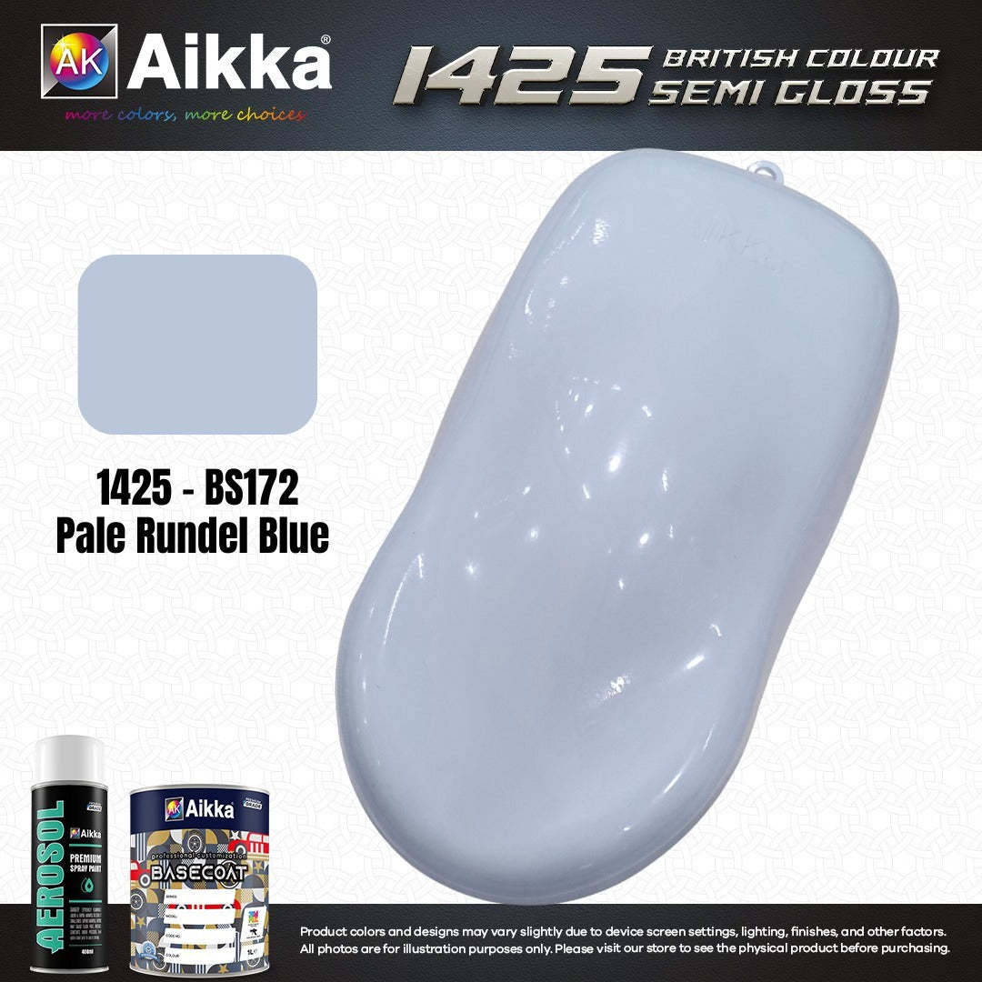 SATINE OPAQUE 2/2 - BRITISH STANDARD SEMI GLOSS COLOUR AIKKA (auto base ou auto kril) - 120 couleurs