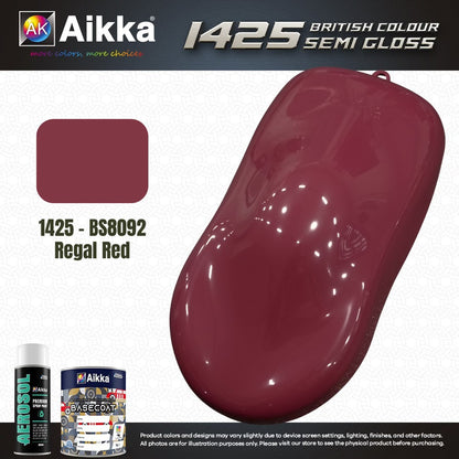 SATINE OPAQUE 2/2 - BRITISH STANDARD SEMI GLOSS COLOUR AIKKA (auto base ou auto kril) - 120 couleurs