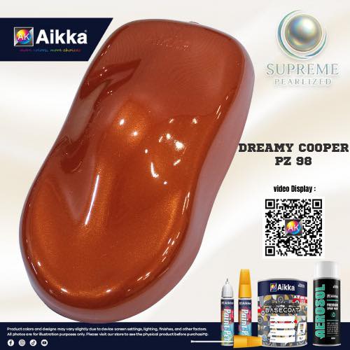 SPZ - PEINTURE SUPREME PEARLIZED AIKKA - 121 couleurs