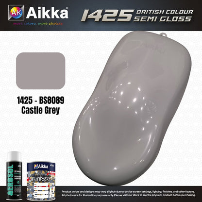 SATINE OPAQUE 2/2 - BRITISH STANDARD SEMI GLOSS COLOUR AIKKA (auto base ou auto kril) - 120 couleurs