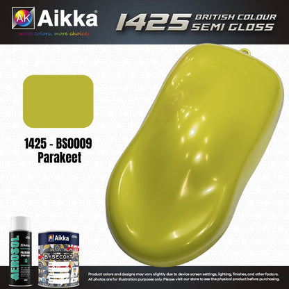 SATINE OPAQUE 2/2 - BRITISH STANDARD SEMI GLOSS COLOUR AIKKA (auto base ou auto kril) - 120 couleurs