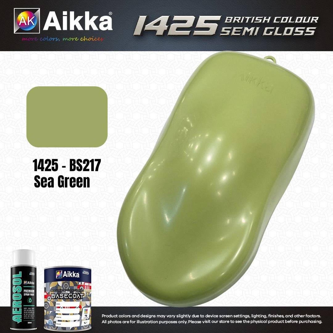 SATINE OPAQUE 2/2 - BRITISH STANDARD SEMI GLOSS COLOUR AIKKA (auto base ou auto kril) - 120 couleurs