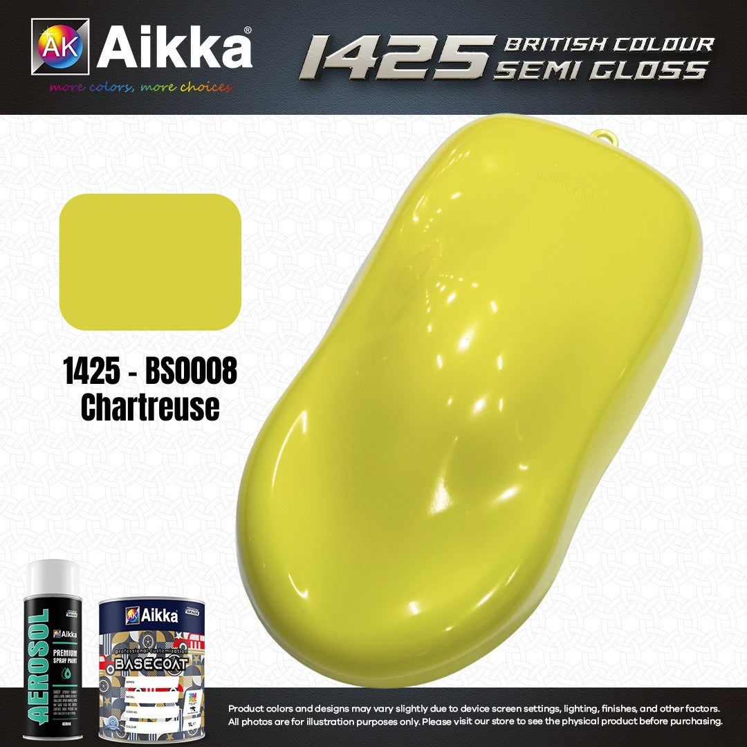 SATINE OPAQUE 2/2 - BRITISH STANDARD SEMI GLOSS COLOUR AIKKA (auto base ou auto kril) - 120 couleurs