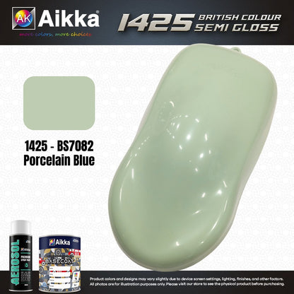 SATINE OPAQUE 2/2 - BRITISH STANDARD SEMI GLOSS COLOUR AIKKA (auto base ou auto kril) - 120 couleurs