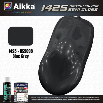 SATINE OPAQUE 2/2 - BRITISH STANDARD SEMI GLOSS COLOUR AIKKA (auto base ou auto kril) - 120 couleurs