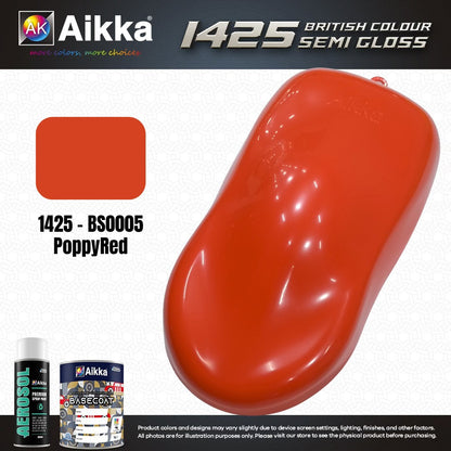 SATINE OPAQUE 2/2 - BRITISH STANDARD SEMI GLOSS COLOUR AIKKA (auto base ou auto kril) - 120 couleurs