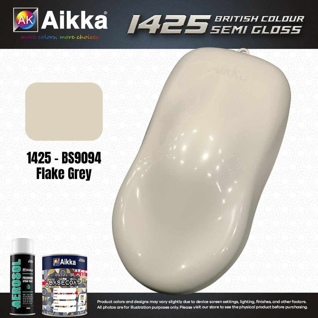 SATINE OPAQUE 2/2 - BRITISH STANDARD SEMI GLOSS COLOUR AIKKA (auto base ou auto kril) - 120 couleurs