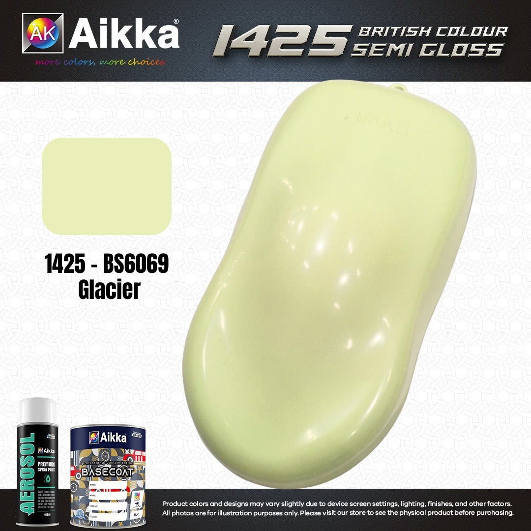 SATINE OPAQUE 2/2 - BRITISH STANDARD SEMI GLOSS COLOUR AIKKA (auto base ou auto kril) - 120 couleurs
