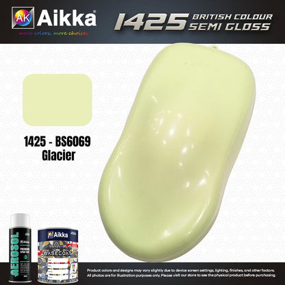 SATINE OPAQUE 2/2 - BRITISH STANDARD SEMI GLOSS COLOUR AIKKA (auto base ou auto kril) - 120 couleurs