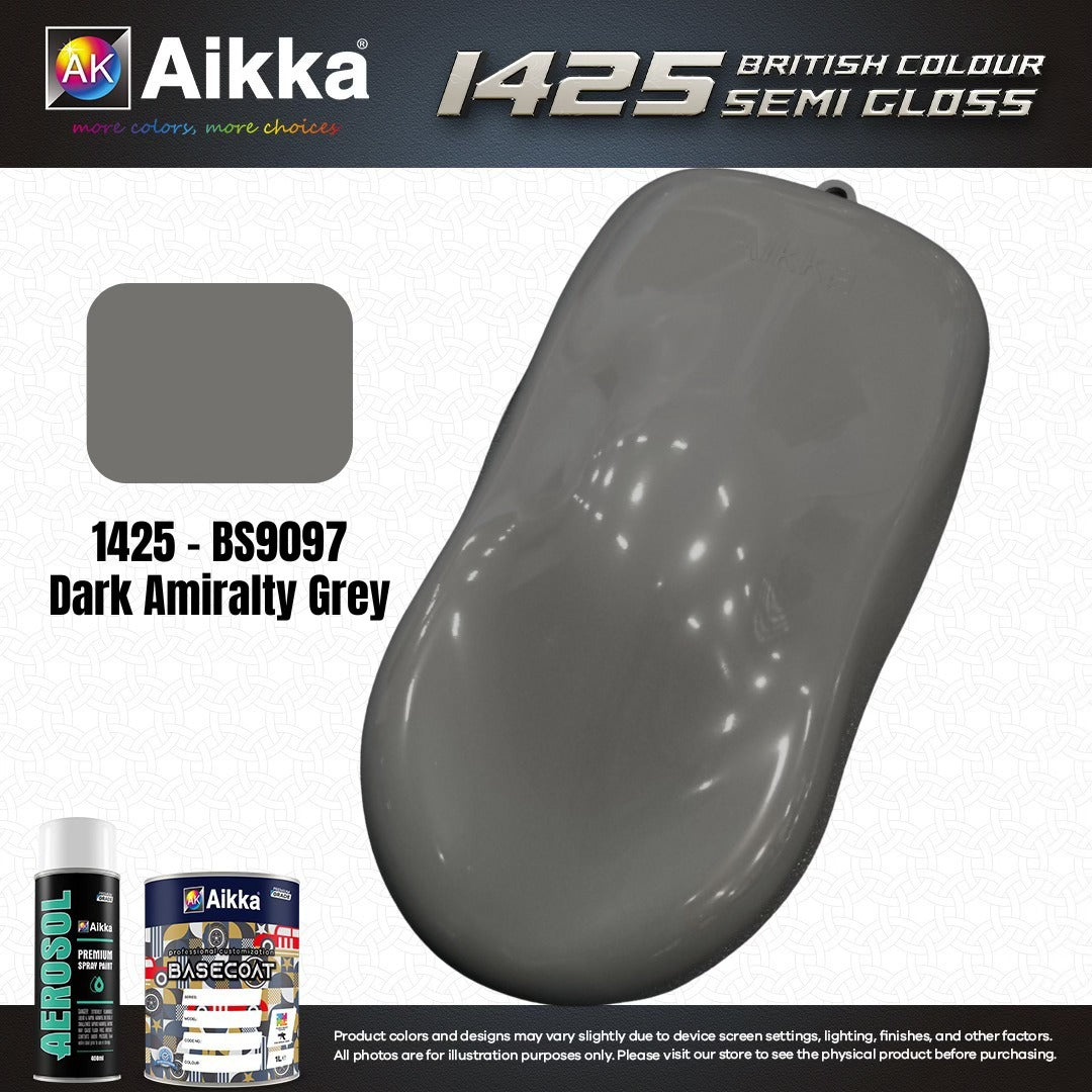 SATINE OPAQUE 2/2 - BRITISH STANDARD SEMI GLOSS COLOUR AIKKA (auto base ou auto kril) - 120 couleurs