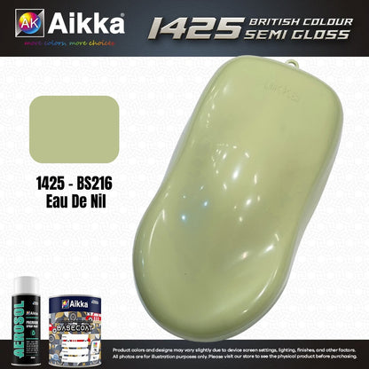 SATINE OPAQUE 2/2 - BRITISH STANDARD SEMI GLOSS COLOUR AIKKA (auto base ou auto kril) - 120 couleurs