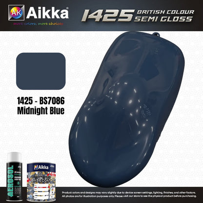SATINE OPAQUE 2/2 - BRITISH STANDARD SEMI GLOSS COLOUR AIKKA (auto base ou auto kril) - 120 couleurs