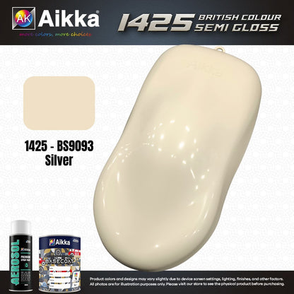 SATINE OPAQUE 2/2 - BRITISH STANDARD SEMI GLOSS COLOUR AIKKA (auto base ou auto kril) - 120 couleurs