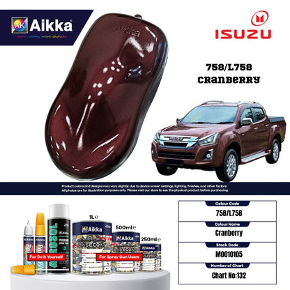 ISUZU - TEINTES ORIGINE CONSTRUCTEUR ISUZU - 130 teintes