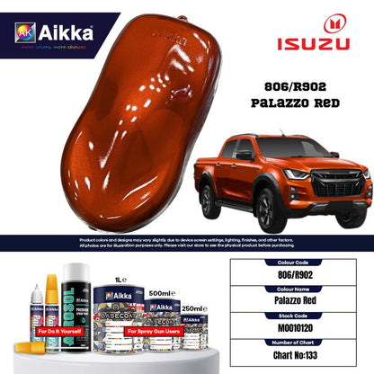 ISUZU - TEINTES ORIGINE CONSTRUCTEUR ISUZU - 130 teintes