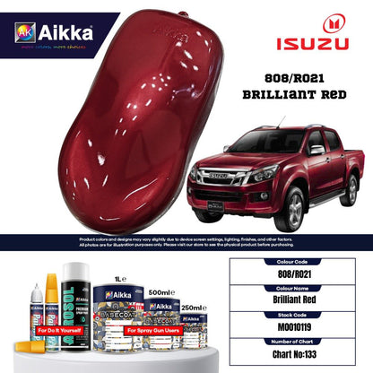ISUZU - TEINTES ORIGINE CONSTRUCTEUR ISUZU - 130 teintes
