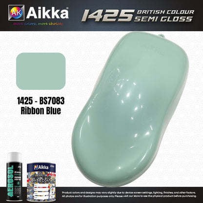 SATINE OPAQUE 2/2 - BRITISH STANDARD SEMI GLOSS COLOUR AIKKA (auto base ou auto kril) - 120 couleurs