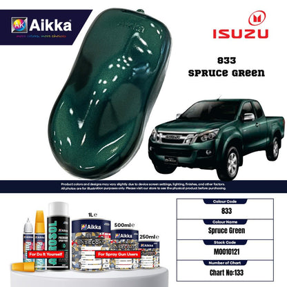ISUZU - TEINTES ORIGINE CONSTRUCTEUR ISUZU - 130 teintes