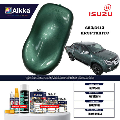 ISUZU - TEINTES ORIGINE CONSTRUCTEUR ISUZU - 130 teintes