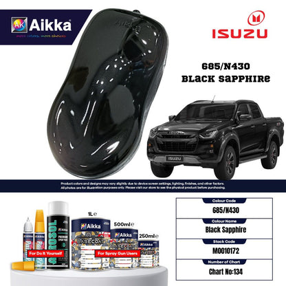 ISUZU - TEINTES ORIGINE CONSTRUCTEUR ISUZU - 130 teintes