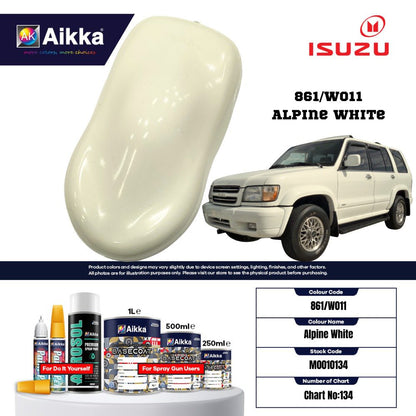 ISUZU - TEINTES ORIGINE CONSTRUCTEUR ISUZU - 130 teintes