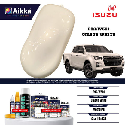 ISUZU - TEINTES ORIGINE CONSTRUCTEUR ISUZU - 130 teintes