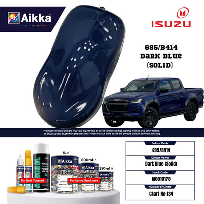 ISUZU - TEINTES ORIGINE CONSTRUCTEUR ISUZU - 130 teintes