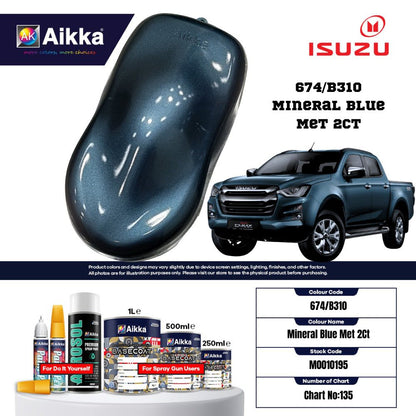 ISUZU - TEINTES ORIGINE CONSTRUCTEUR ISUZU - 130 teintes