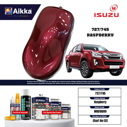 ISUZU - TEINTES ORIGINE CONSTRUCTEUR ISUZU - 130 teintes