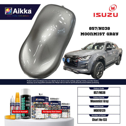 ISUZU - TEINTES ORIGINE CONSTRUCTEUR ISUZU - 130 teintes