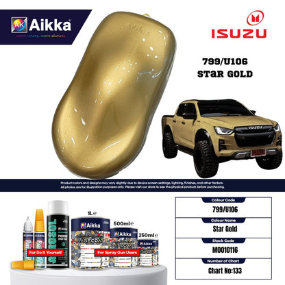 ISUZU - TEINTES ORIGINE CONSTRUCTEUR ISUZU - 130 teintes