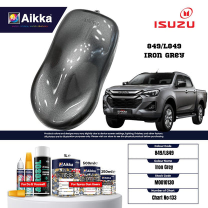 ISUZU - TEINTES ORIGINE CONSTRUCTEUR ISUZU - 130 teintes