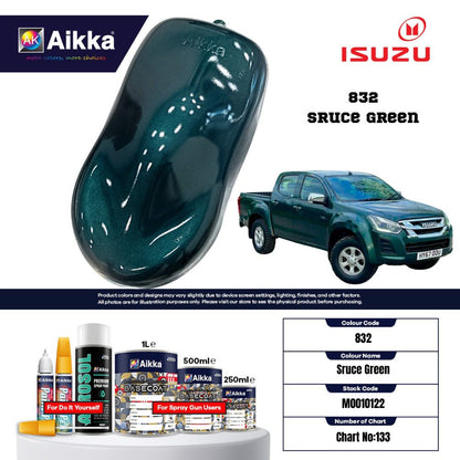 ISUZU - TEINTES ORIGINE CONSTRUCTEUR ISUZU - 130 teintes