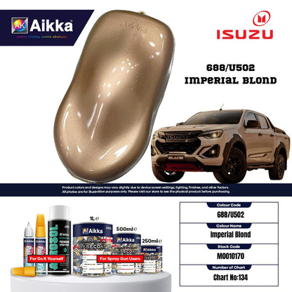 ISUZU - TEINTES ORIGINE CONSTRUCTEUR ISUZU - 130 teintes