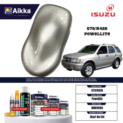 ISUZU - TEINTES ORIGINE CONSTRUCTEUR ISUZU - 130 teintes