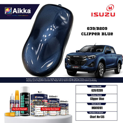 ISUZU - TEINTES ORIGINE CONSTRUCTEUR ISUZU - 130 teintes