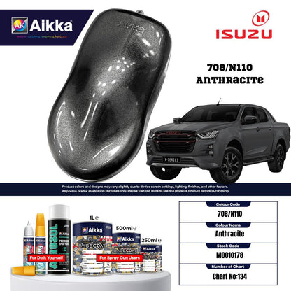 ISUZU - TEINTES ORIGINE CONSTRUCTEUR ISUZU - 130 teintes