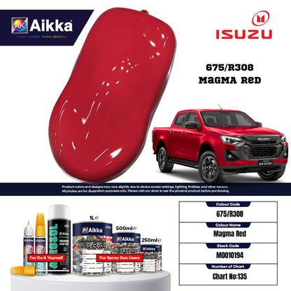 ISUZU - TEINTES ORIGINE CONSTRUCTEUR ISUZU - 130 teintes