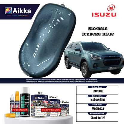 ISUZU - TEINTES ORIGINE CONSTRUCTEUR ISUZU - 130 teintes