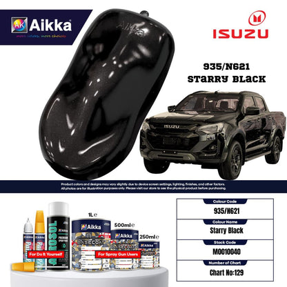 ISUZU - TEINTES ORIGINE CONSTRUCTEUR ISUZU - 130 teintes