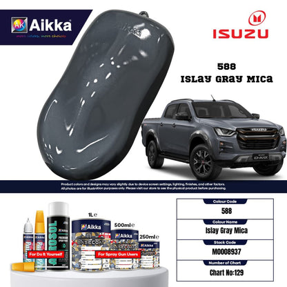 ISUZU - TEINTES ORIGINE CONSTRUCTEUR ISUZU - 130 teintes