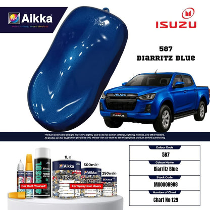 ISUZU - TEINTES ORIGINE CONSTRUCTEUR ISUZU - 130 teintes