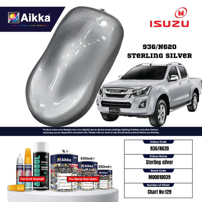 ISUZU - TEINTES ORIGINE CONSTRUCTEUR ISUZU - 130 teintes