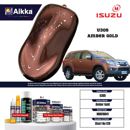 ISUZU - TEINTES ORIGINE CONSTRUCTEUR ISUZU - 130 teintes