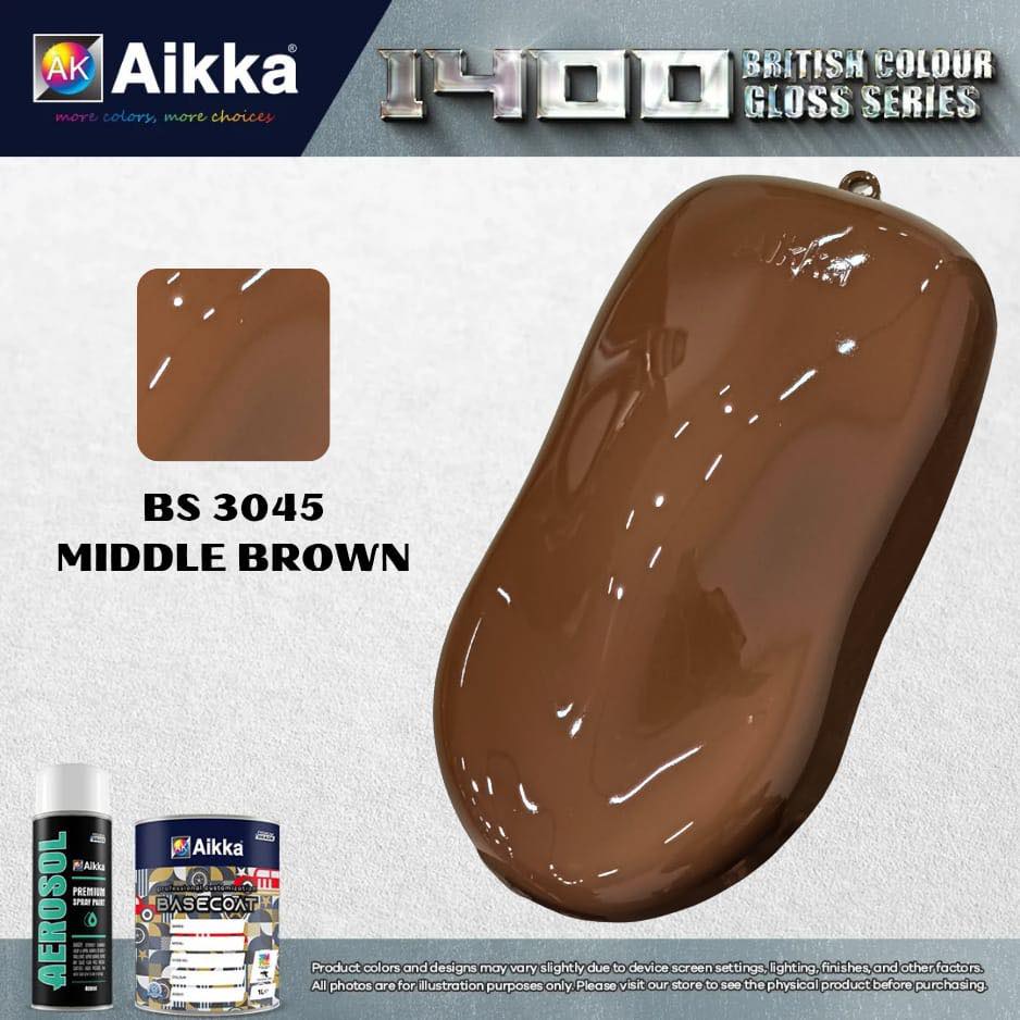 1400 OPAQUE - BRITISH SOLID COLOUR AIKKA (auto base ou auto kril) - 155 couleurs