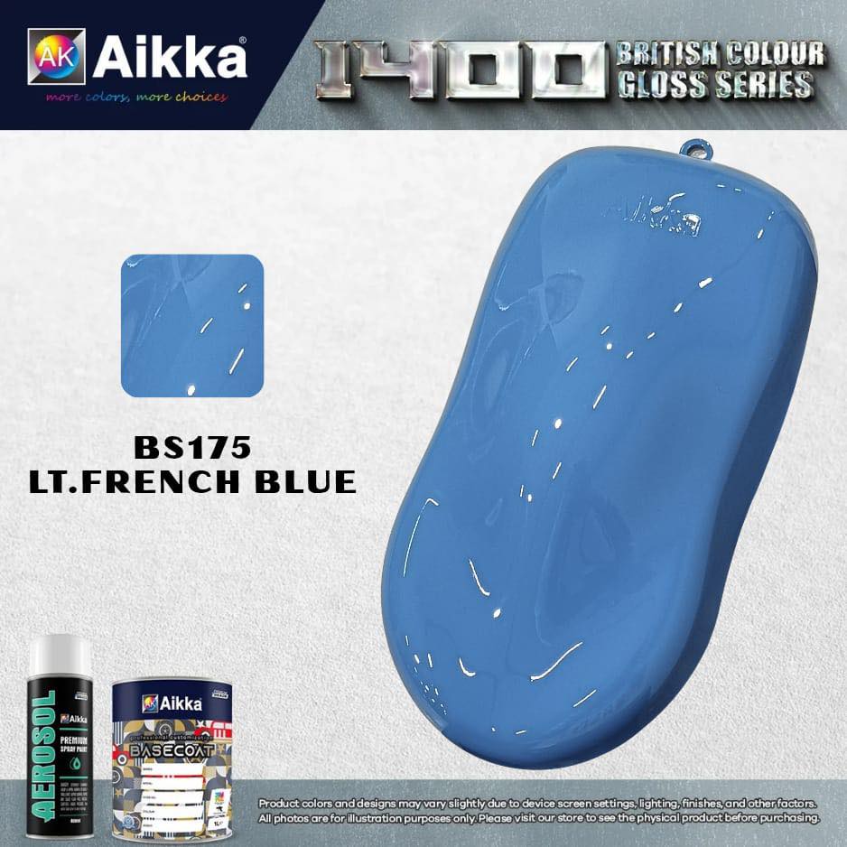 1400 OPAQUE - BRITISH SOLID COLOUR AIKKA (auto base ou auto kril) - 155 couleurs