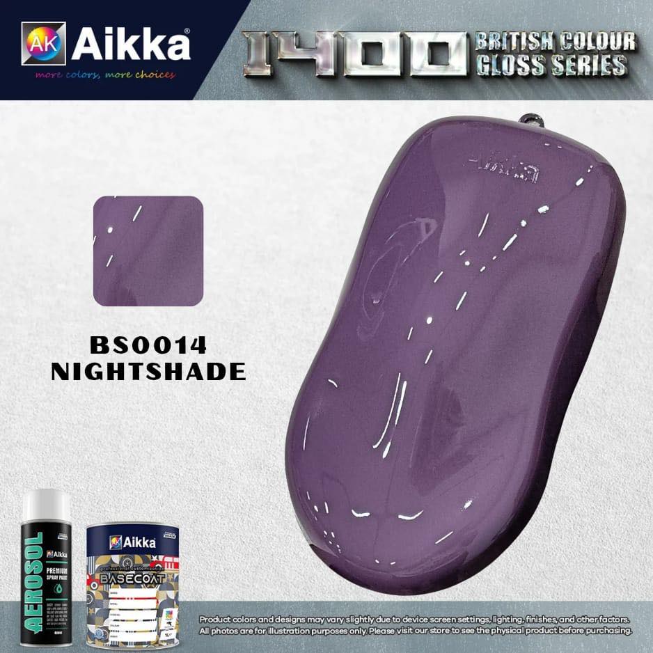 1400 OPAQUE - BRITISH SOLID COLOUR AIKKA (auto base ou auto kril) - 155 couleurs